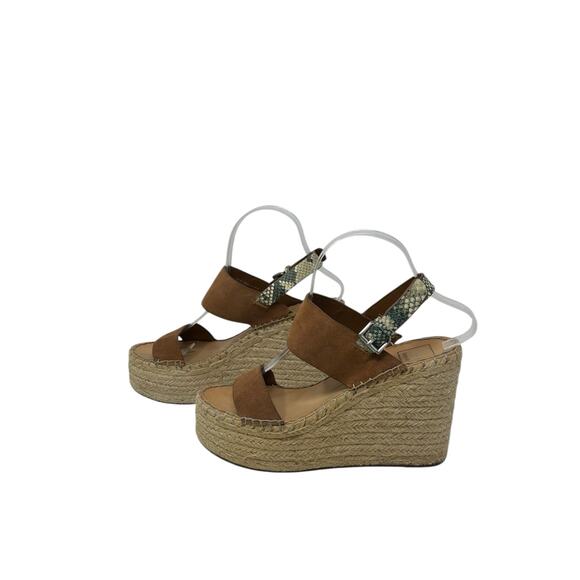 Dolce Vita Brown Suede Spiro Wedge Platform Sandal Size 8 - Picture 9 of 16